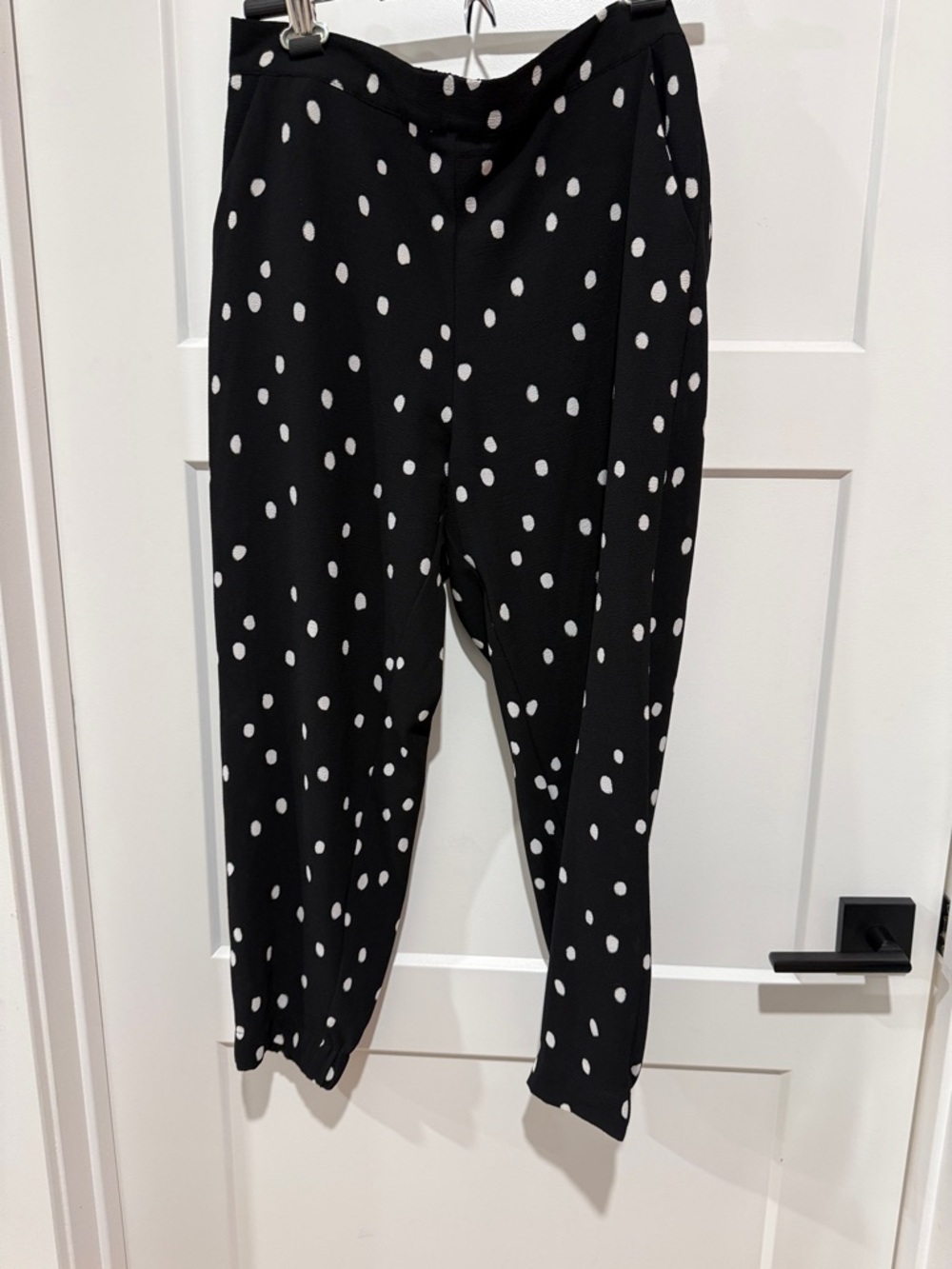 14th & Union Black Polka Dot Pants